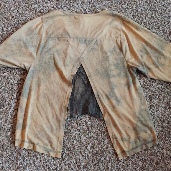 Gimmicks BKE tan mineral wash open back top XS - Picture 6 of 6